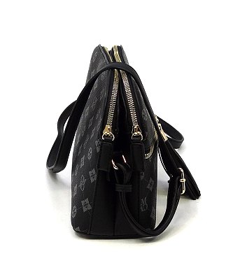 CM Monogram Multi Compartment Dome Crossbody Bag