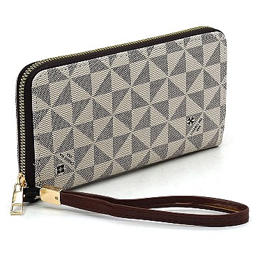 Monogram Zip Around Wallet