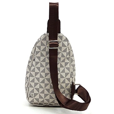 Monogram Sling Shoulder Backpack