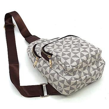 Monogram Sling Shoulder Backpack