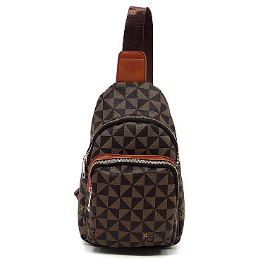 Monogram Sling Shoulder Backpack