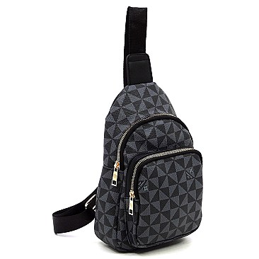 Monogram Sling Shoulder Backpack