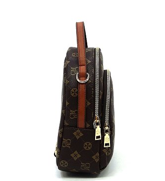 Monogrammed Convertible Backpack Satchel