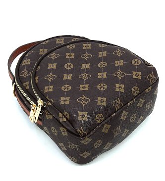 Monogrammed Convertible Backpack Satchel
