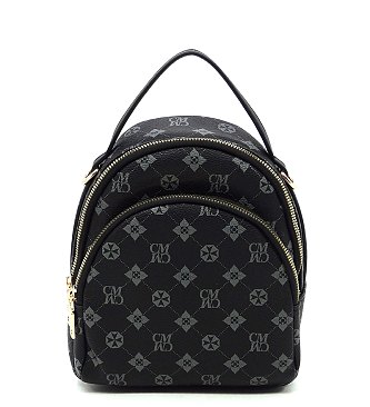 Monogrammed Convertible Backpack Satchel