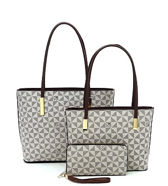 Monogrammed 3-in-1 Tote