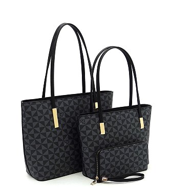 Monogrammed 3-in-1 Tote