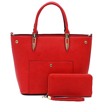 Fashion Top Handle 2-in-1 Satchel Set