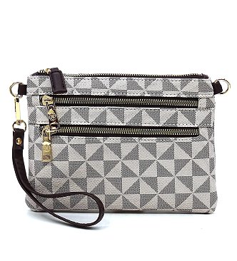 Monogram Multi Zip Messenger Bag