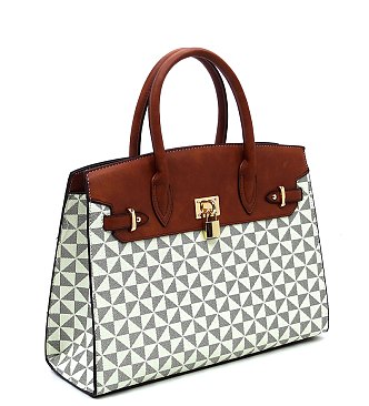 PM Monogram Pad-lock 2-in-1 Satchel Set