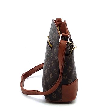 Monogram Multi-Compartment Pocket Crossbody Bag