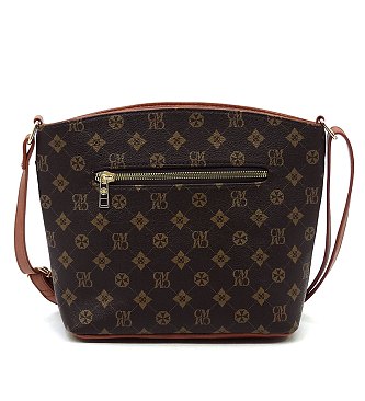 Monogram Multi-Compartment Pocket Crossbody Bag