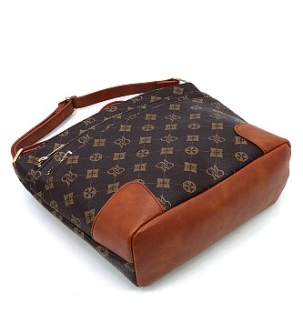 Monogram Multi-Compartment Pocket Crossbody Bag