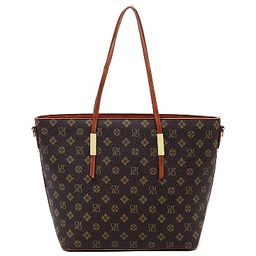 2-in-1 Monogram Shopper Set