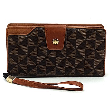 PM Monogram Clutch Wallet Wristlet