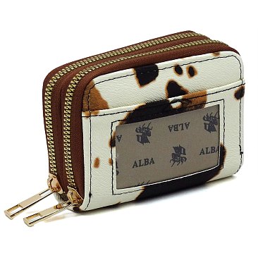 Saffiano Accordion Card Holder Double