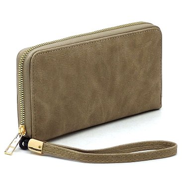 Classic Zip Around Wallet Wristlet