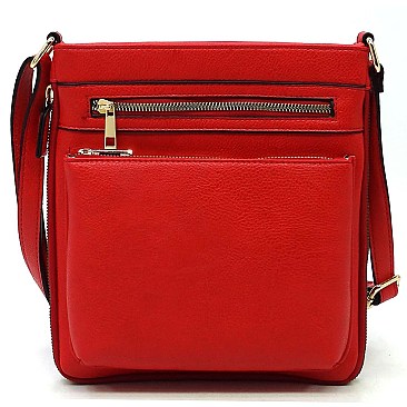 Fashion Crossbody Bag with Zipper Around Extention