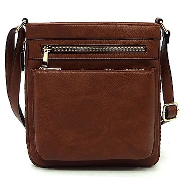 Fashion Crossbody Bag with Zipper Around Extention