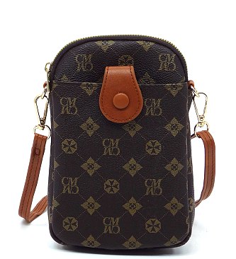 CM Monogram Mini Crossbody Bag Cell Phone Purse