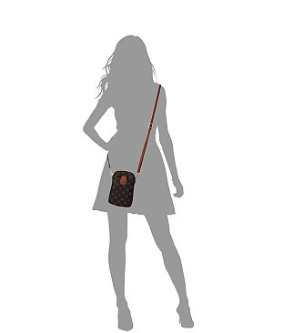 CM Monogram Mini Crossbody Bag Cell Phone Purse