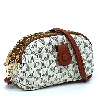 PM Monogram Multi Compartment Crossbody Bag