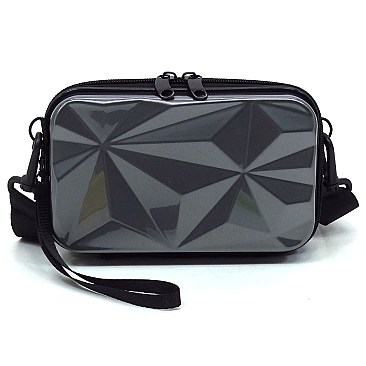 Fashion ABS Plastic Geometric Mini Crossbody Bag