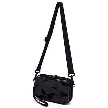 Fashion ABS Plastic Geometric Mini Crossbody Bag