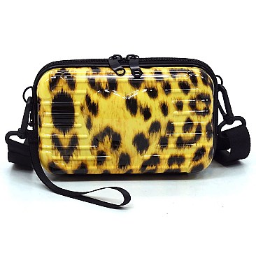 Fashion ABS Plastic Heart Mini Crossbody Bag