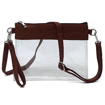 Trendy Clear Transparent Crossbody Bag