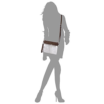 Trendy Clear Transparent Crossbody Bag