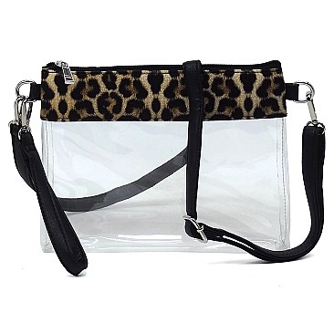 Trendy Clear Transparent Crossbody Bag