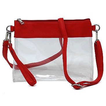 Trendy Clear Transparent Crossbody Bag