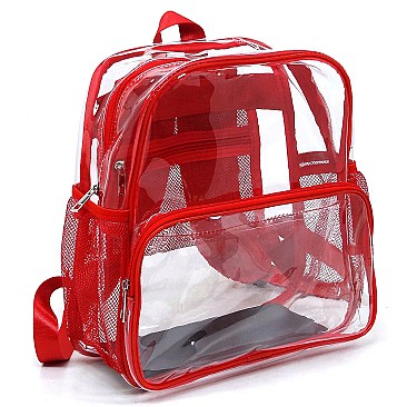 Trendy  Visible Clear MULTI COMPARTMENT BACKPACK