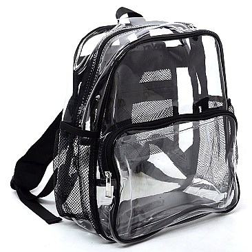 Trendy  Visible Clear MULTI COMPARTMENT BACKPACK