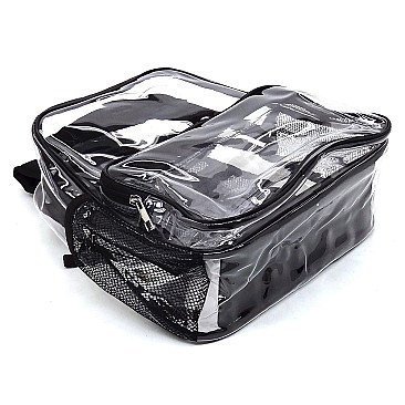 Trendy  Visible Clear MULTI COMPARTMENT BACKPACK