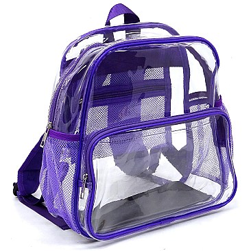 Trendy  Visible Clear MULTI COMPARTMENT BACKPACK