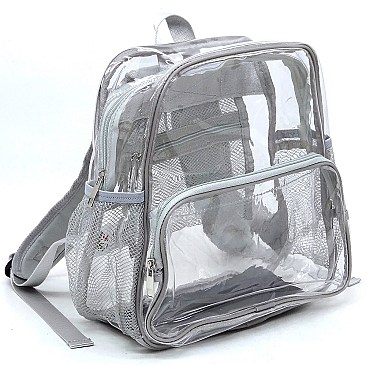 Trendy  Visible Clear MULTI COMPARTMENT BACKPACK