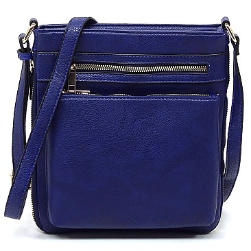 Fashion Crossbody Bag with Zipper Around Extention