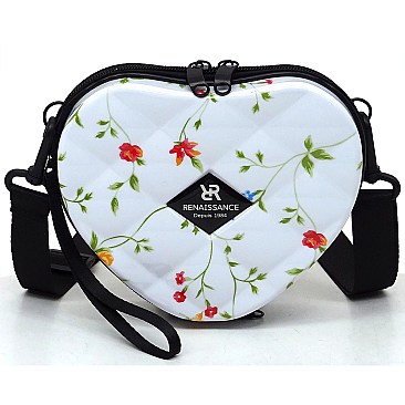 Fashion ABS Plastic Heart Mini Crossbody Bag