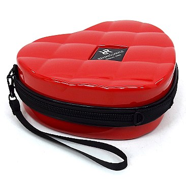 Fashion ABS Plastic Heart Mini Crossbody Bag