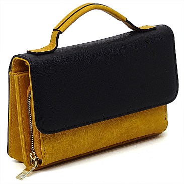 TRENDY Colorblock Mini Crossbody Purse