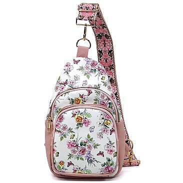 Stylish Sling Backpack with Guitar Strap