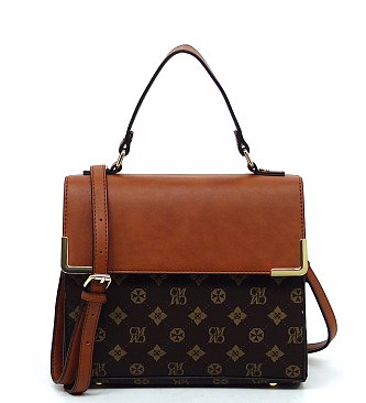 CM Monogram Top Handle Satchel