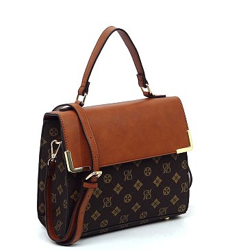 CM Monogram Top Handle Satchel