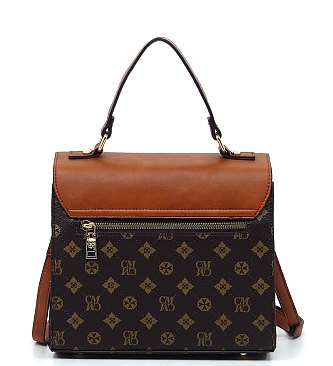 CM Monogram Top Handle Satchel