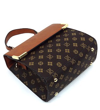 CM Monogram Top Handle Satchel