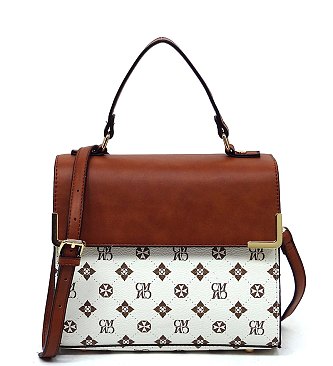 CM Monogram Top Handle Satchel