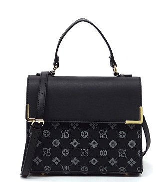 CM Monogram Top Handle Satchel