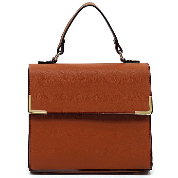 TRENDY Colorblock Top Handle Satchel